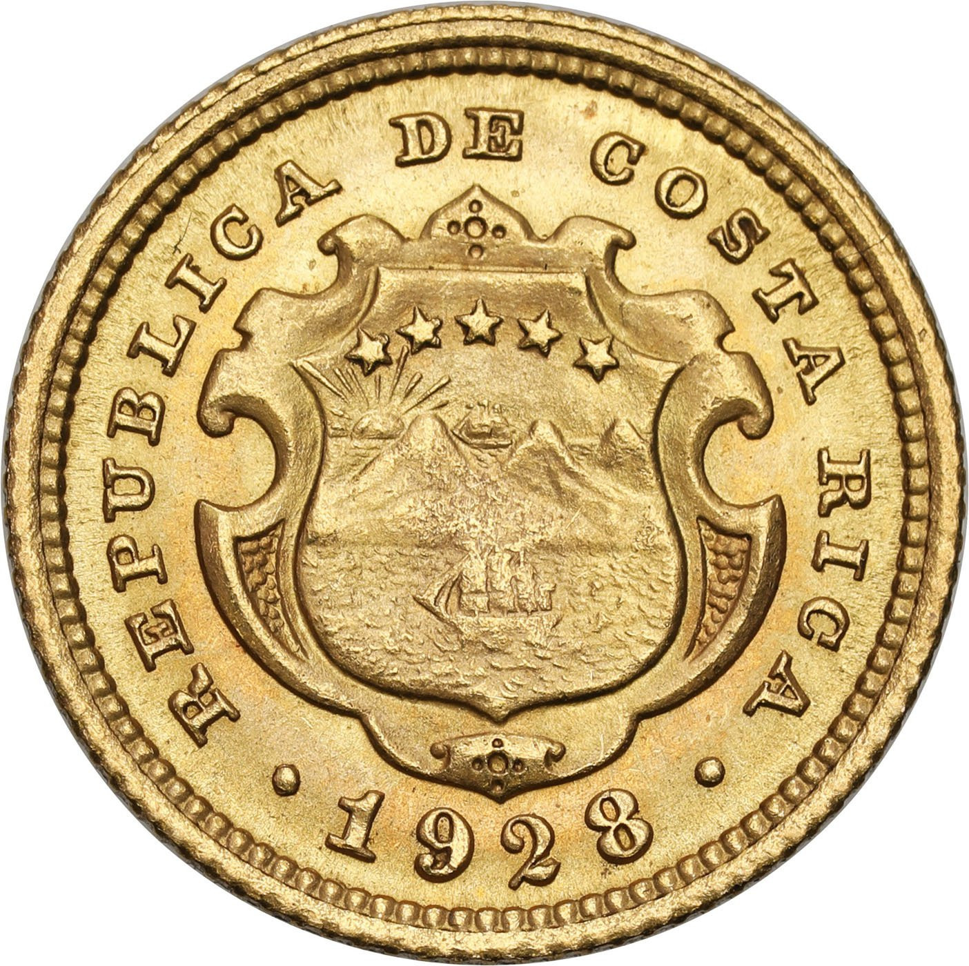 Costa Rica 2 Colones 1928